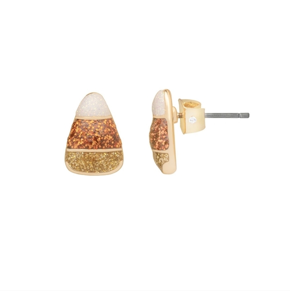 Lauren Conrad Sparkle Candy Corn Earrings - Picture 1 of 4